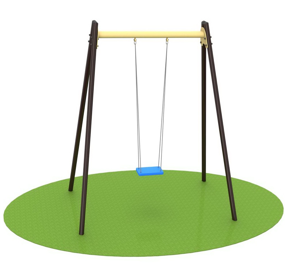 Качели одиночные Лодочка K89e-1 (каркас+сиденье)