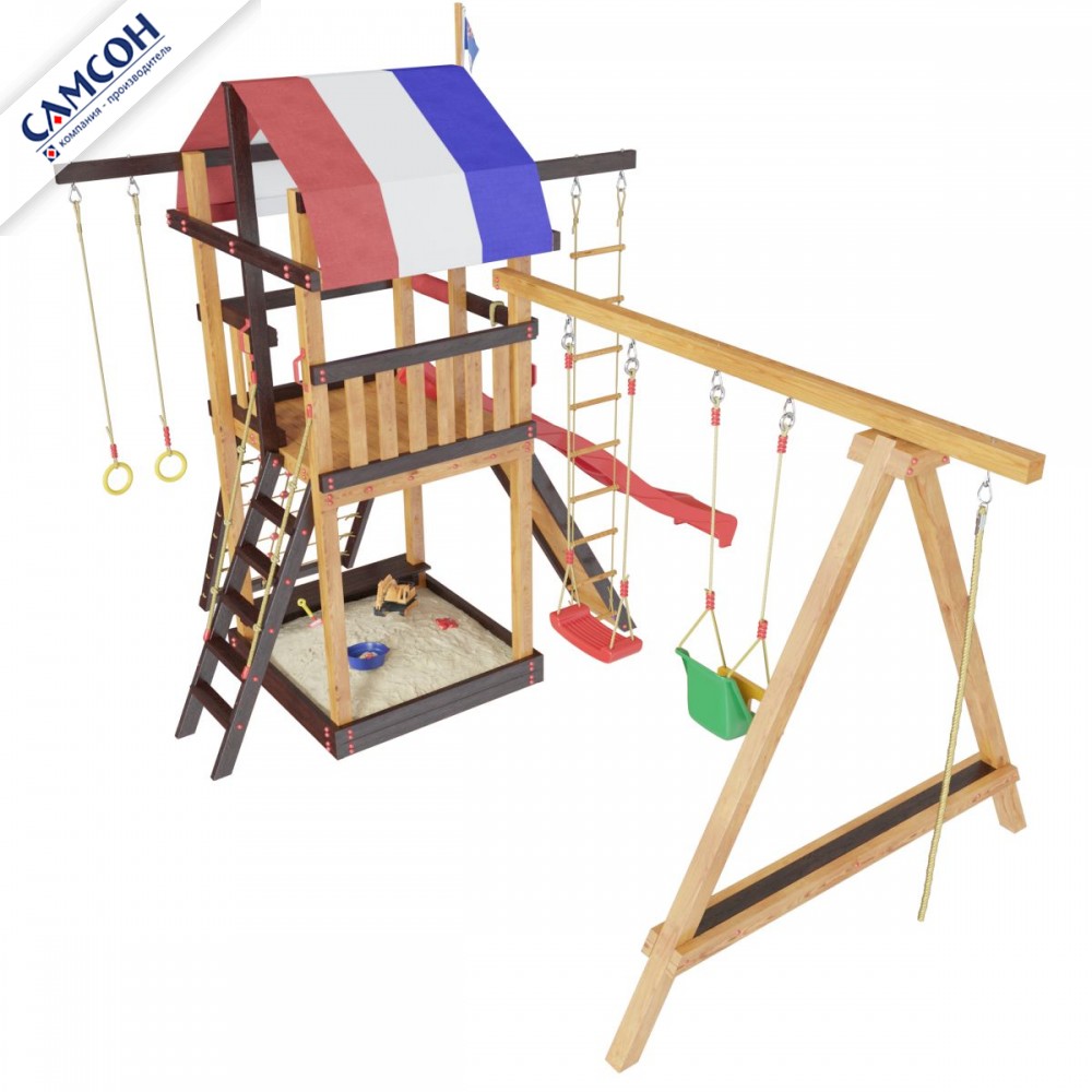 Детская деревянная игровая площадка ТАСМАНИЯ КОМБИ Самсон