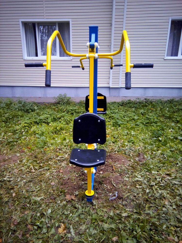 Уличный тренажер жим от груди и вертикальная тяга Air-Gym YT8