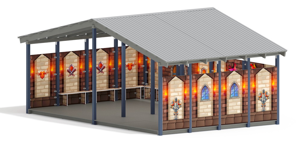 Теневой навес (Замок. Средневековый) МФ 70.6.4-11