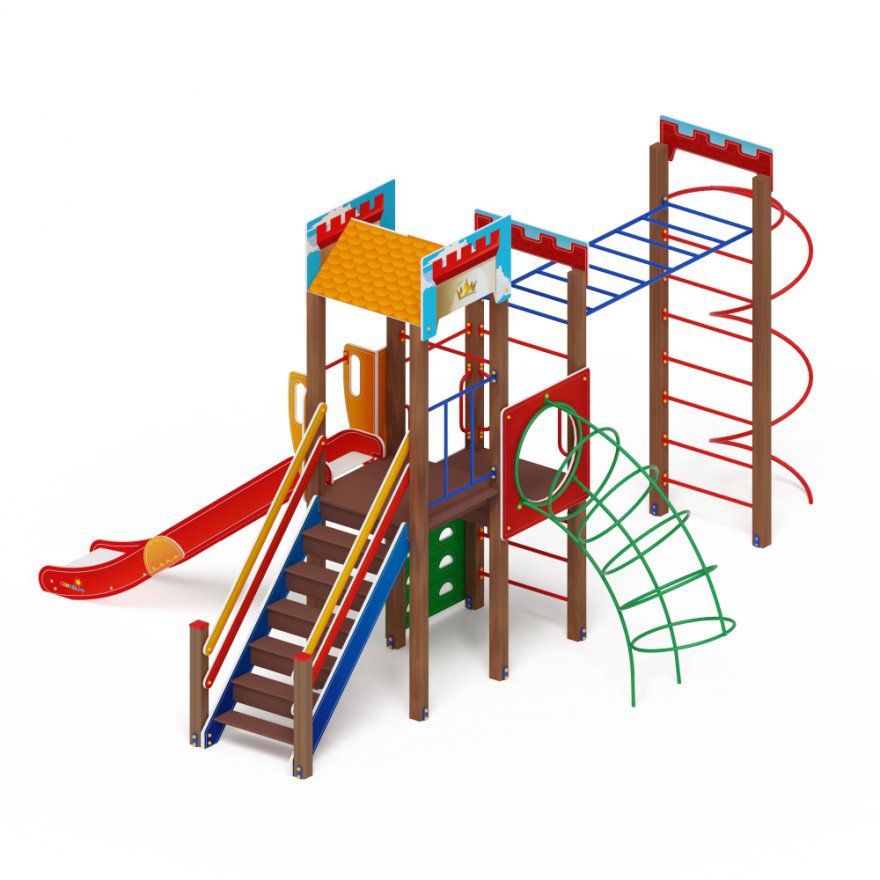 ЗАМОК детский игровой комплекс ДИК 2.18.03-01 (H=1500)