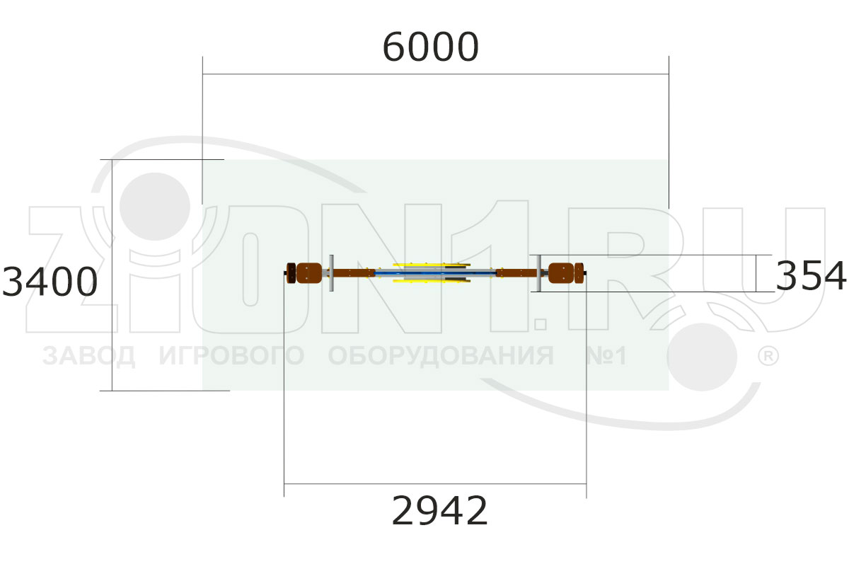 Качалка-балансир ZION Дельфины У1 (КЧ089)
