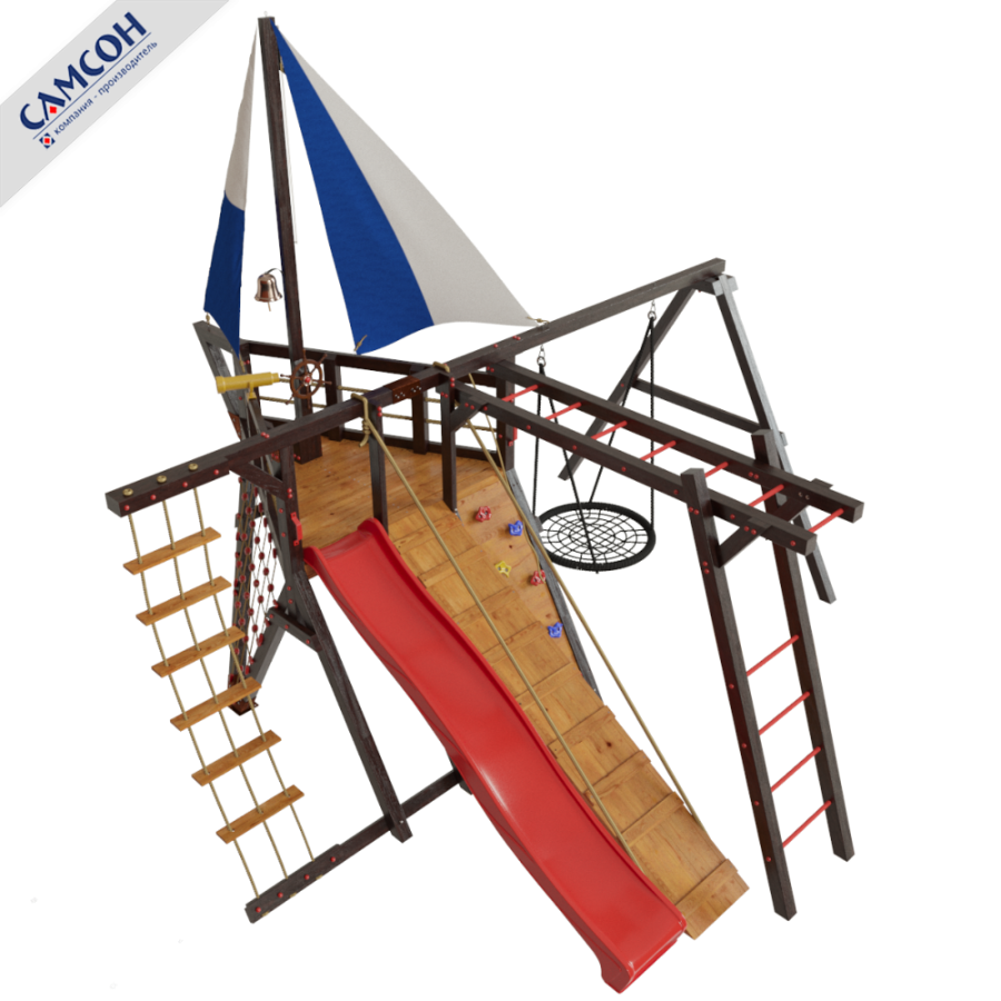 Детская игровая деревянная площадка ФРЕГАТ Самсон
