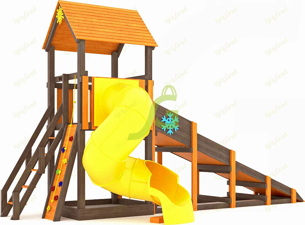 Всесезонная площадка IgraGrad С Tower с трубой SF