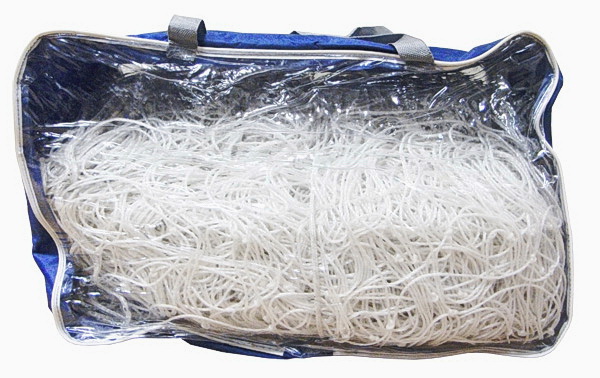 Сетка футбольная 7,5 х 2,5 м, нить D=2 мм, ячейка 14х14 см, капроновая (15.211-02)