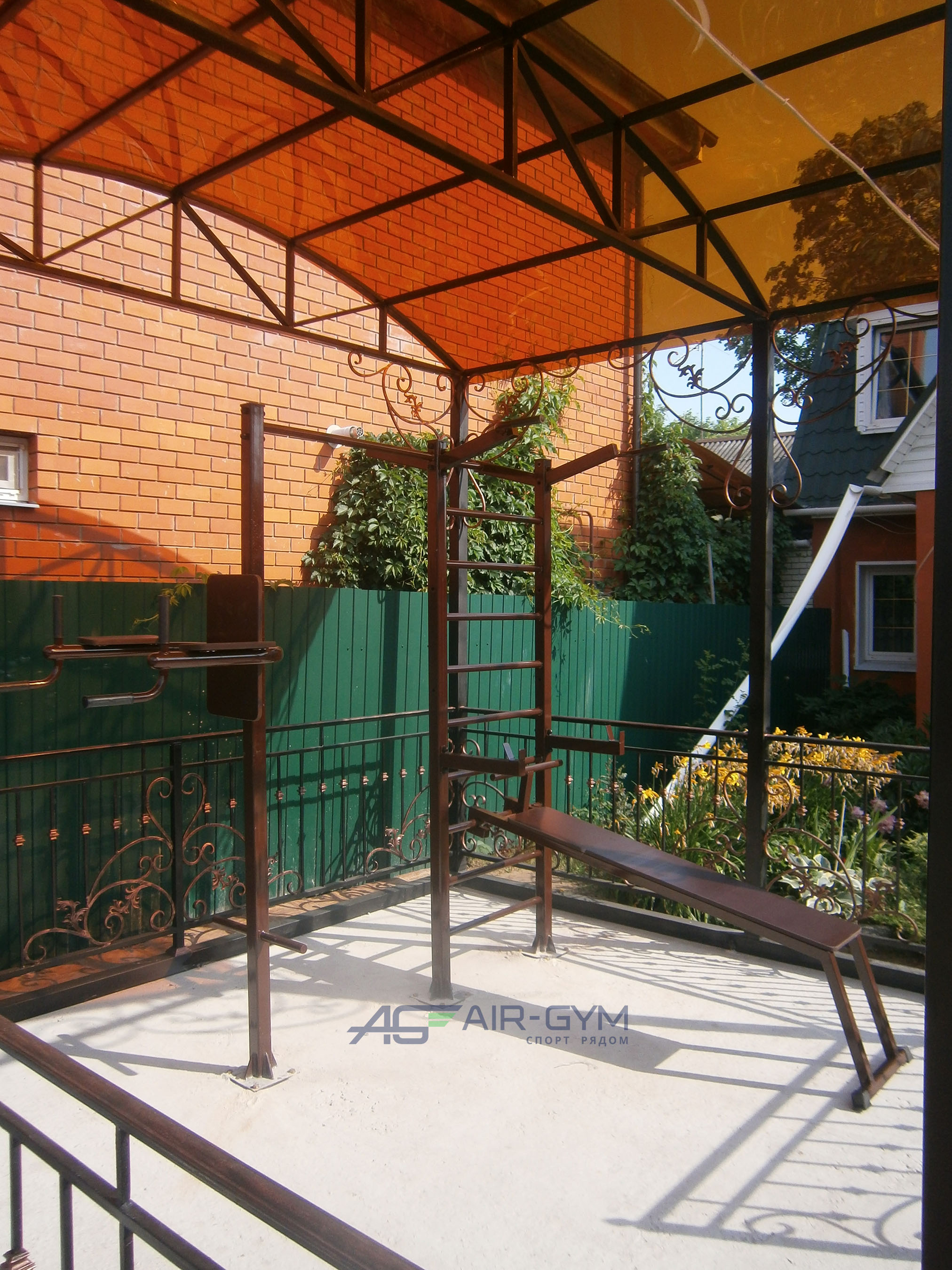 Уличный атлетический комплекс с турником Air-Gym YSK10