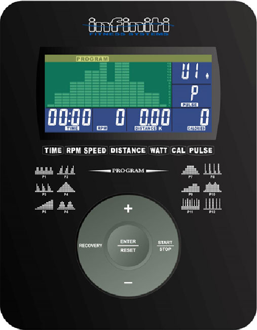 Эллиптический тр-р электромагнитный INFINITI VG60, компьютер UT6607