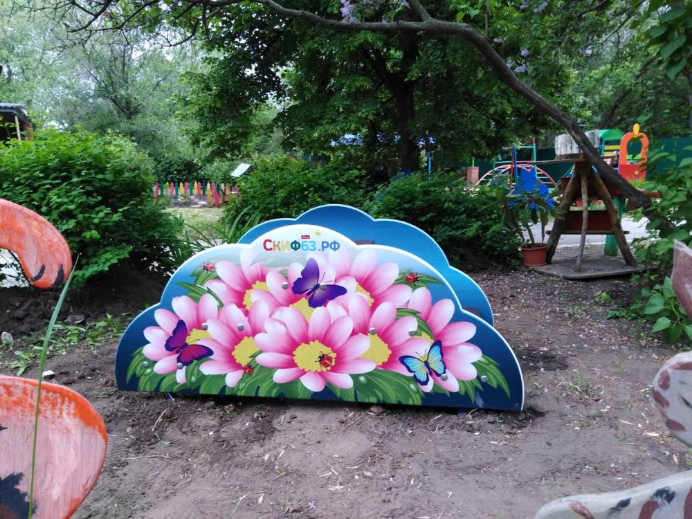 Лаз ЦВЕТОЧЕК для детской площадки СО 1.10.01