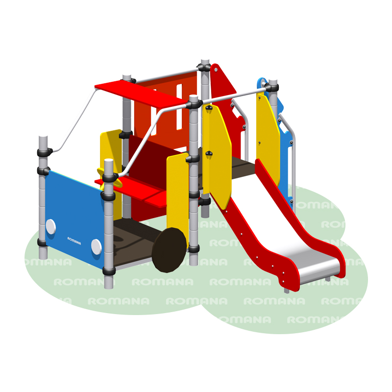 Игровой комплекс Машинка с горкой «Romana 111.09.00»
