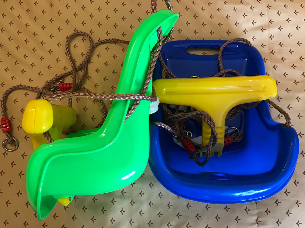 Качели 2 в 1 (люкс) Зеленые