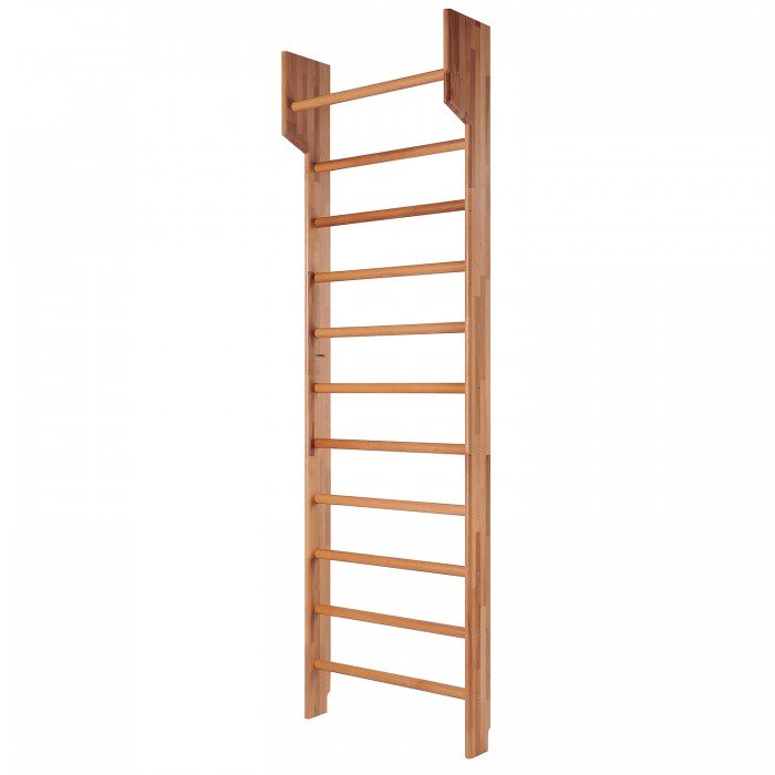 Деревянная шведская стенка с турником Бук СТАНДАРТ-ТФ (перекладины из березы) 260см