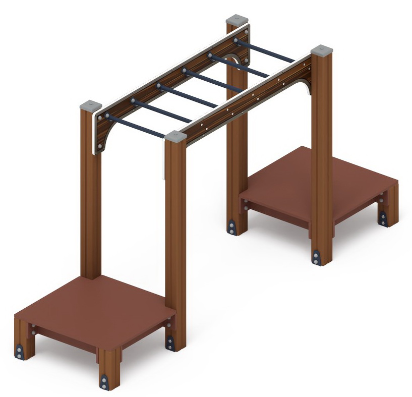 Спортивная серия детской площадки для младшего возраста СК 1.01.13-01