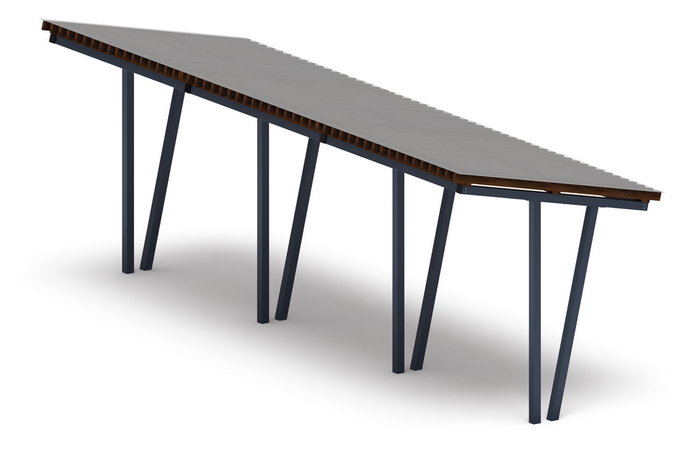 Пергола Тент (наклонная) МФ 77.03.03 /с поликарбонатом/