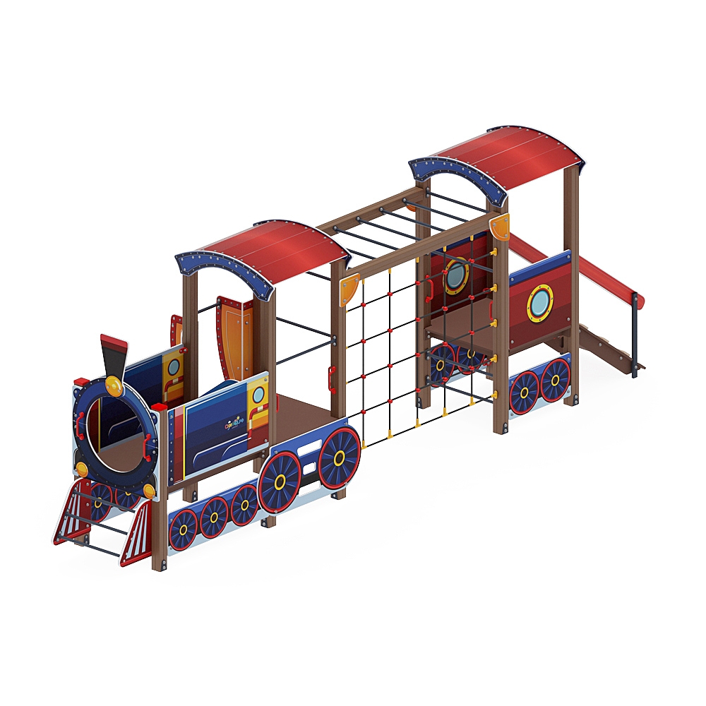 ПАРОВОЗИК детский игровой комплекс ДИК 1.03.5.03-01 (H=750)