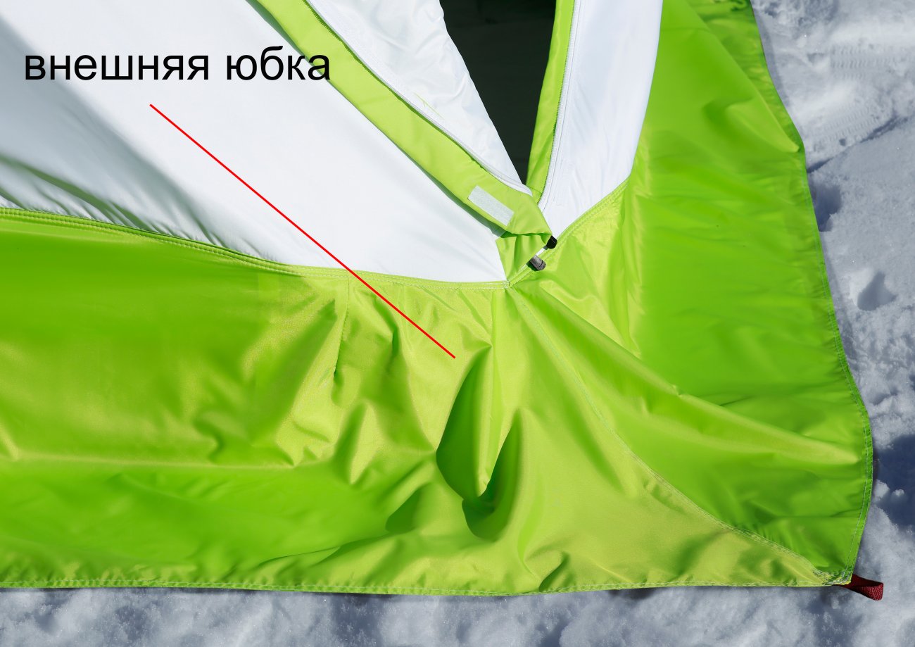 Дно гидроизоляционное ЛОТОС КубоЗонт 4 (260х260) (крепится с внешней стороны тента палатки)