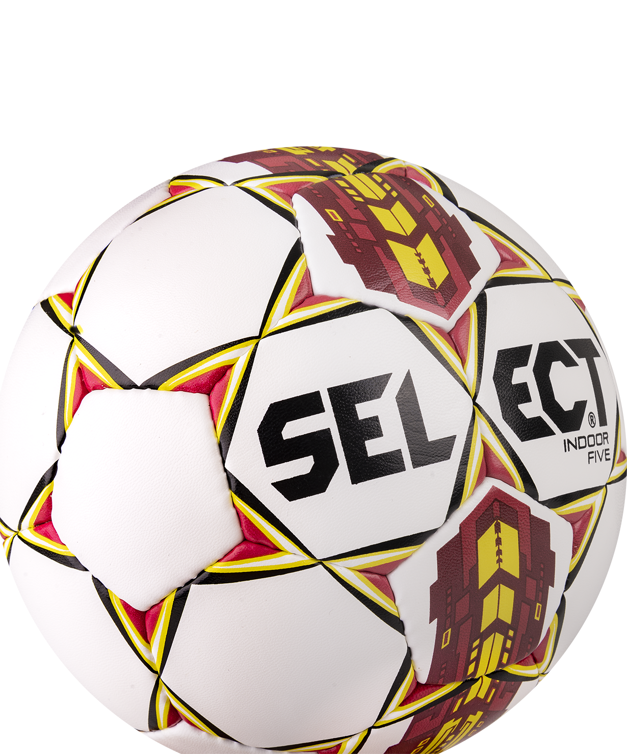Мяч футзальный Indoor Five бел/крас/желтый