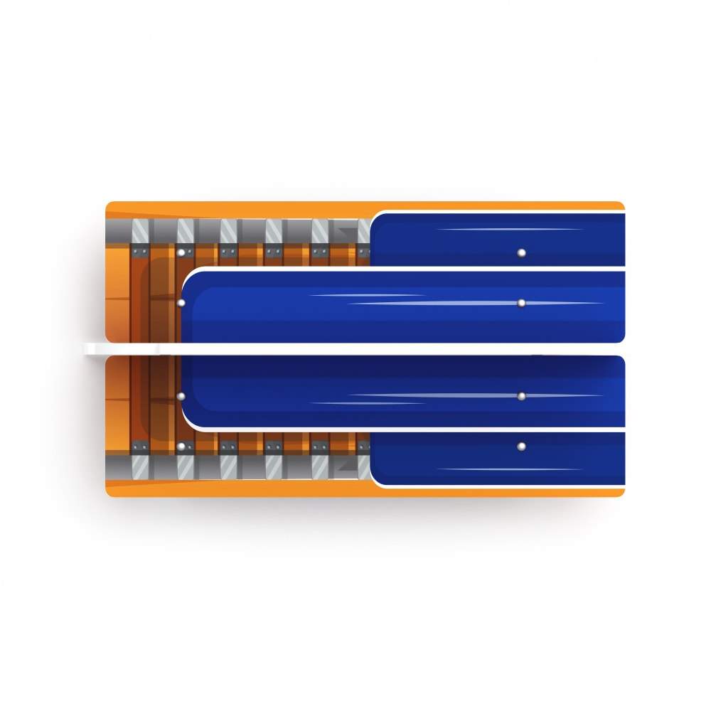 Скамейка ПАРОВОЗИК для детской площадки МФ 41.03.06