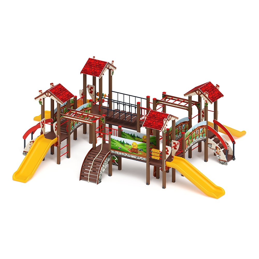 В ГОСТЯХ У СКАЗКИ детский игровой комплекс ДИК 1.05.01-28 (H=900)