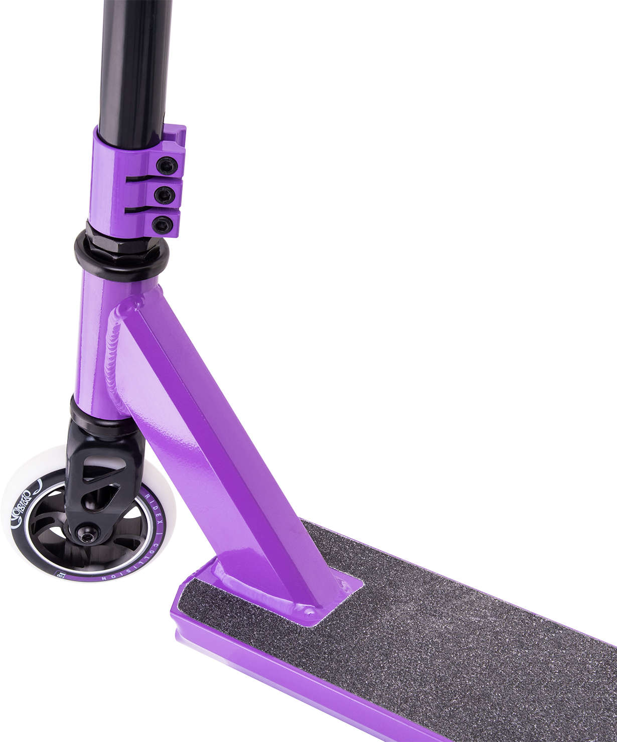 Самокат трюковый Collision purple 100 мм