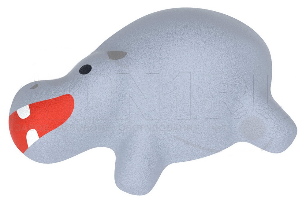 Резиновая фигура ZION Бегемот (для парков и детских площадок)