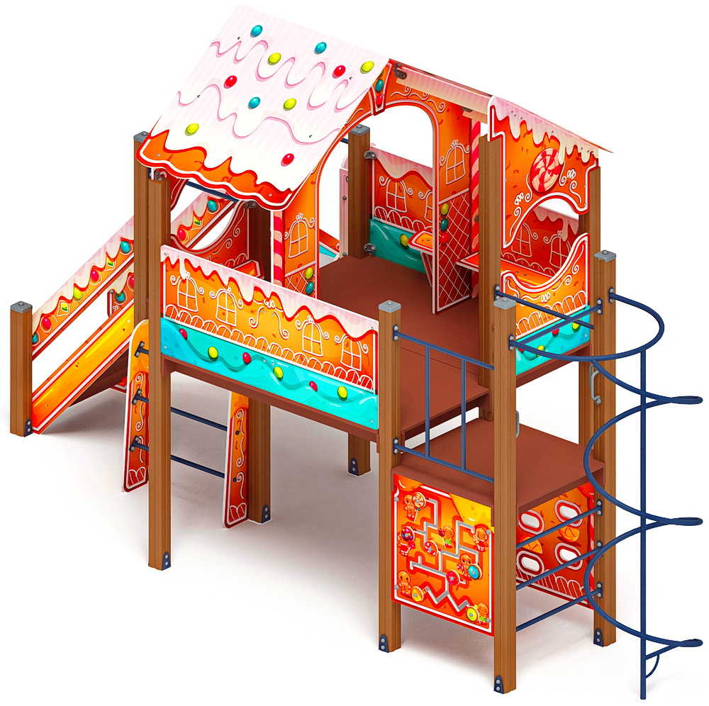 ТЕРЕМОК детский игровой комплекс ДИК 2.07.01-02 (H=1200)