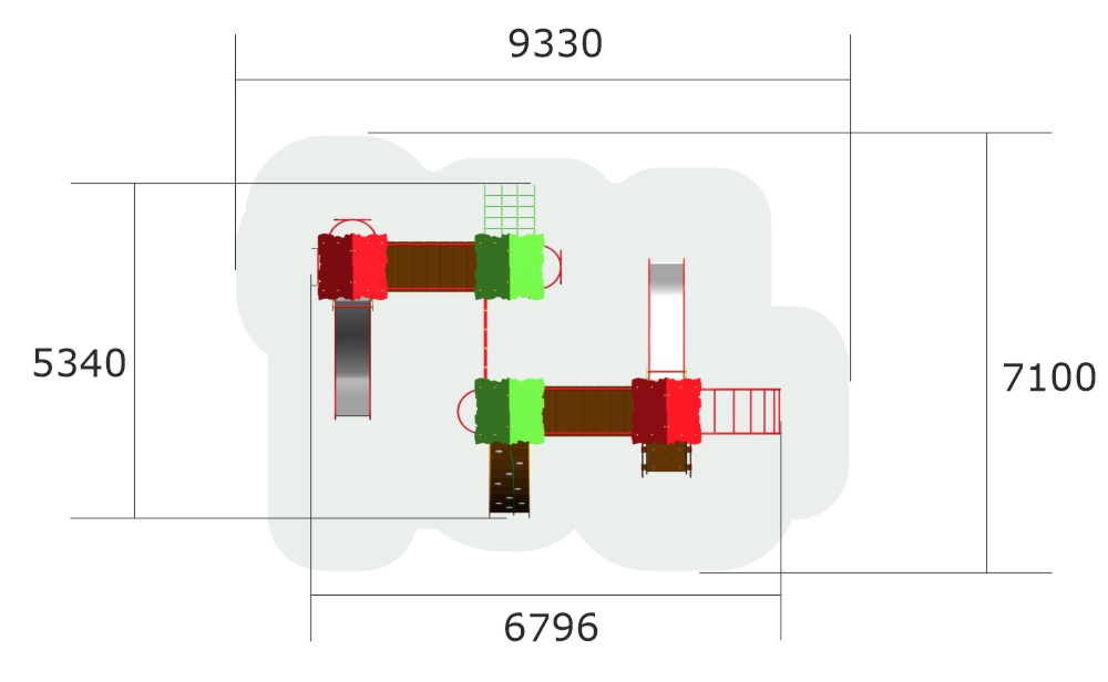 Детский игровой комплекс ZION Калахарский лев (КД013)