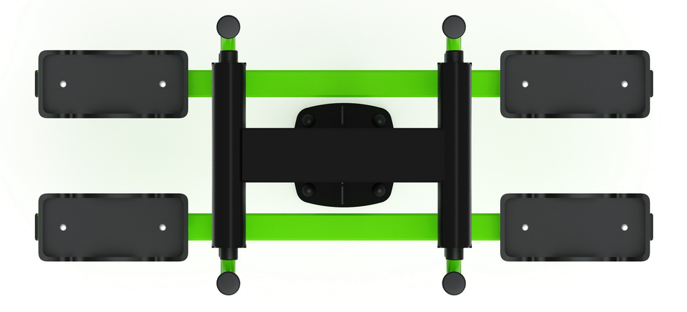 Тренажер уличный ДВОЙНЫЕ ЛЫЖИ (зеленый) СТ 009-12