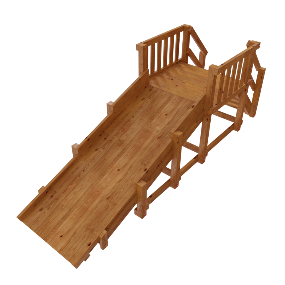 Детская зимняя горка УРАЛ Самсон