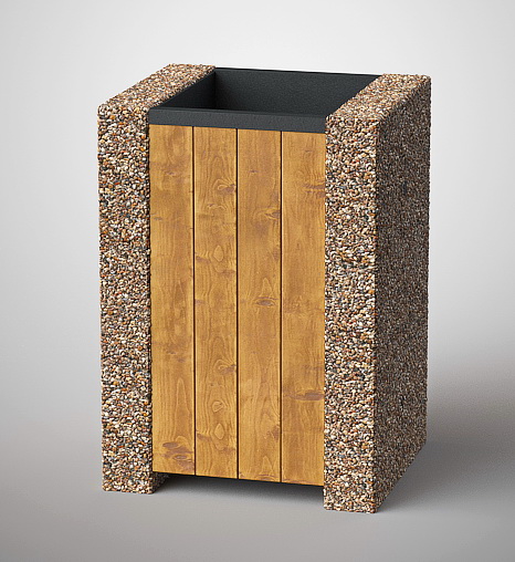 Урна бетонная У-26, серый