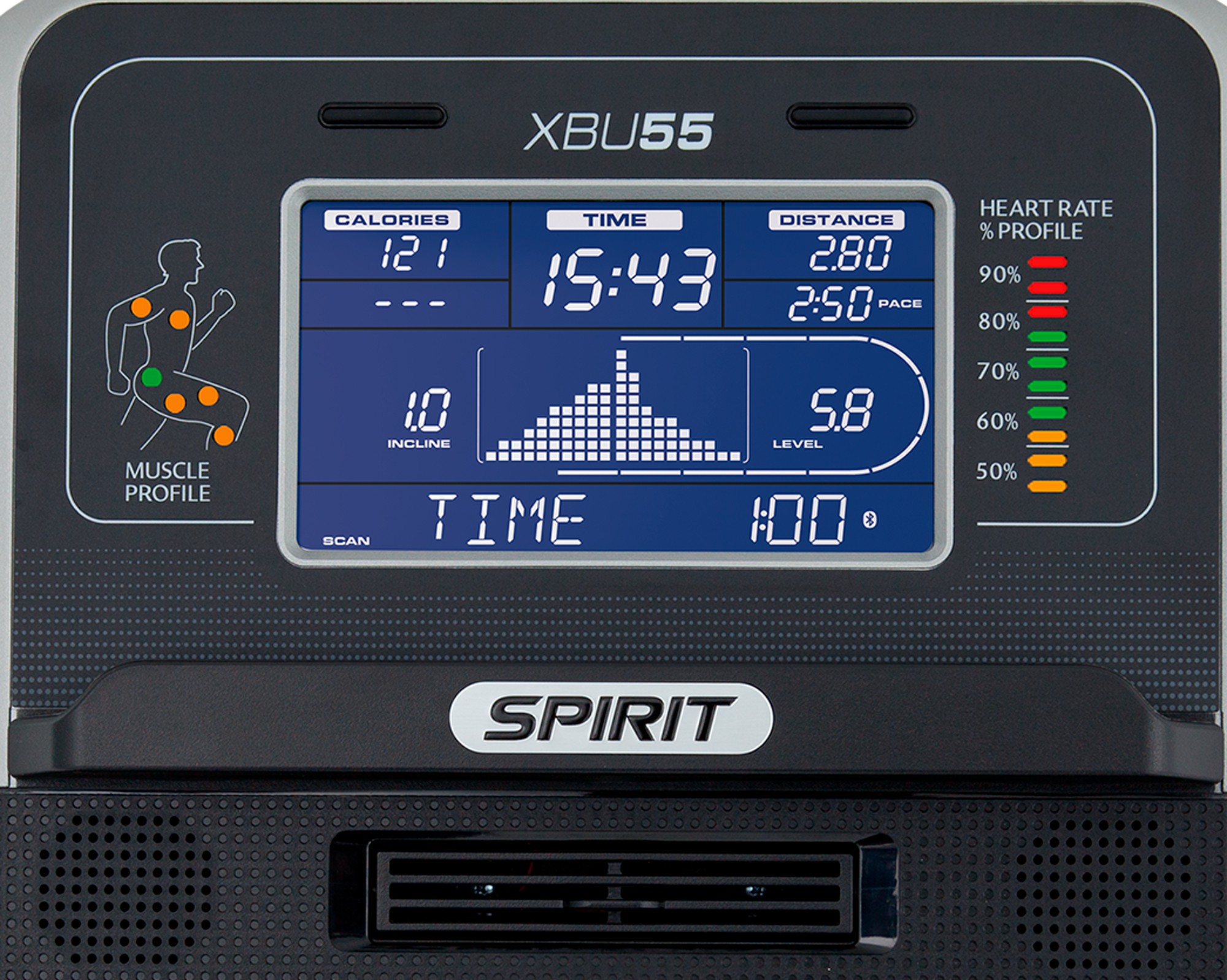 Велотренажер SPIRIT XBU55 (2017)