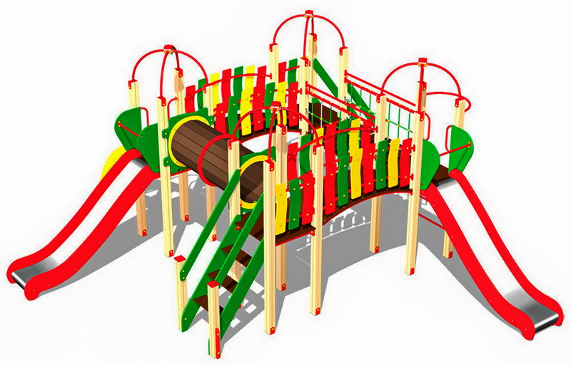 Детский игровой комплекс ZION Медовый барсук (КД080)