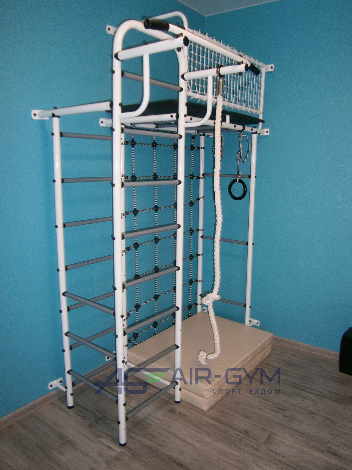 Спортивно-игровой комплекс Пионер 10СМ зелёно/жёлтый