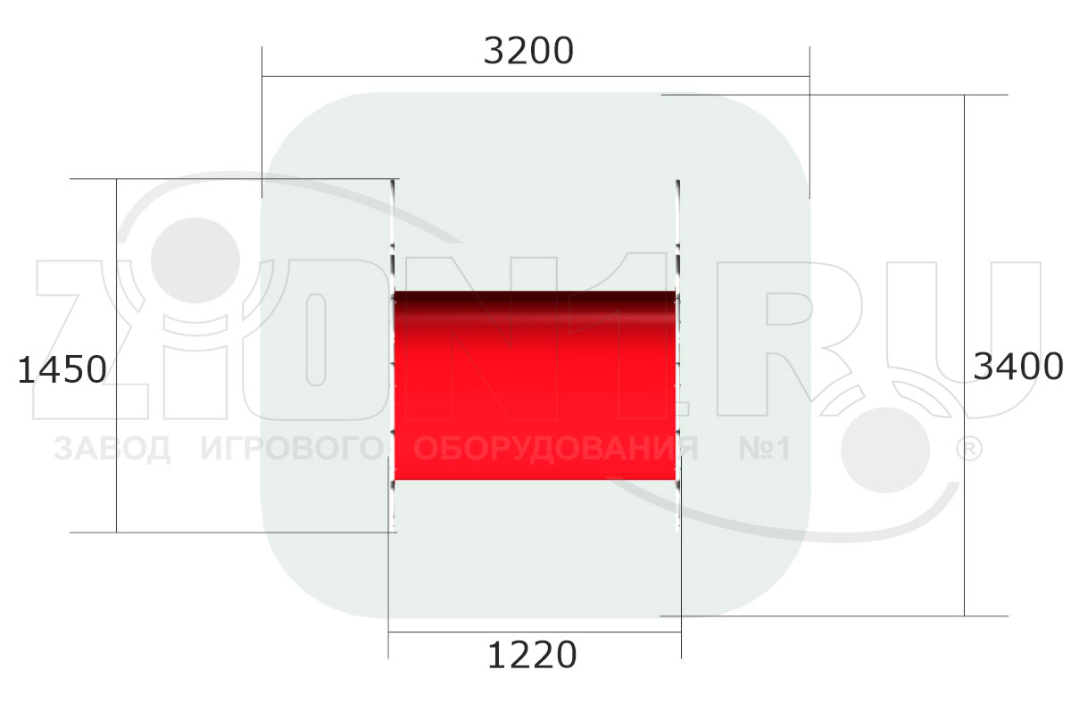 Лаз ZION Труба-Черепаха (ЭЛ026)
