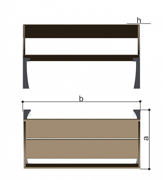 Скамья (фанера) Romana 302.28.00