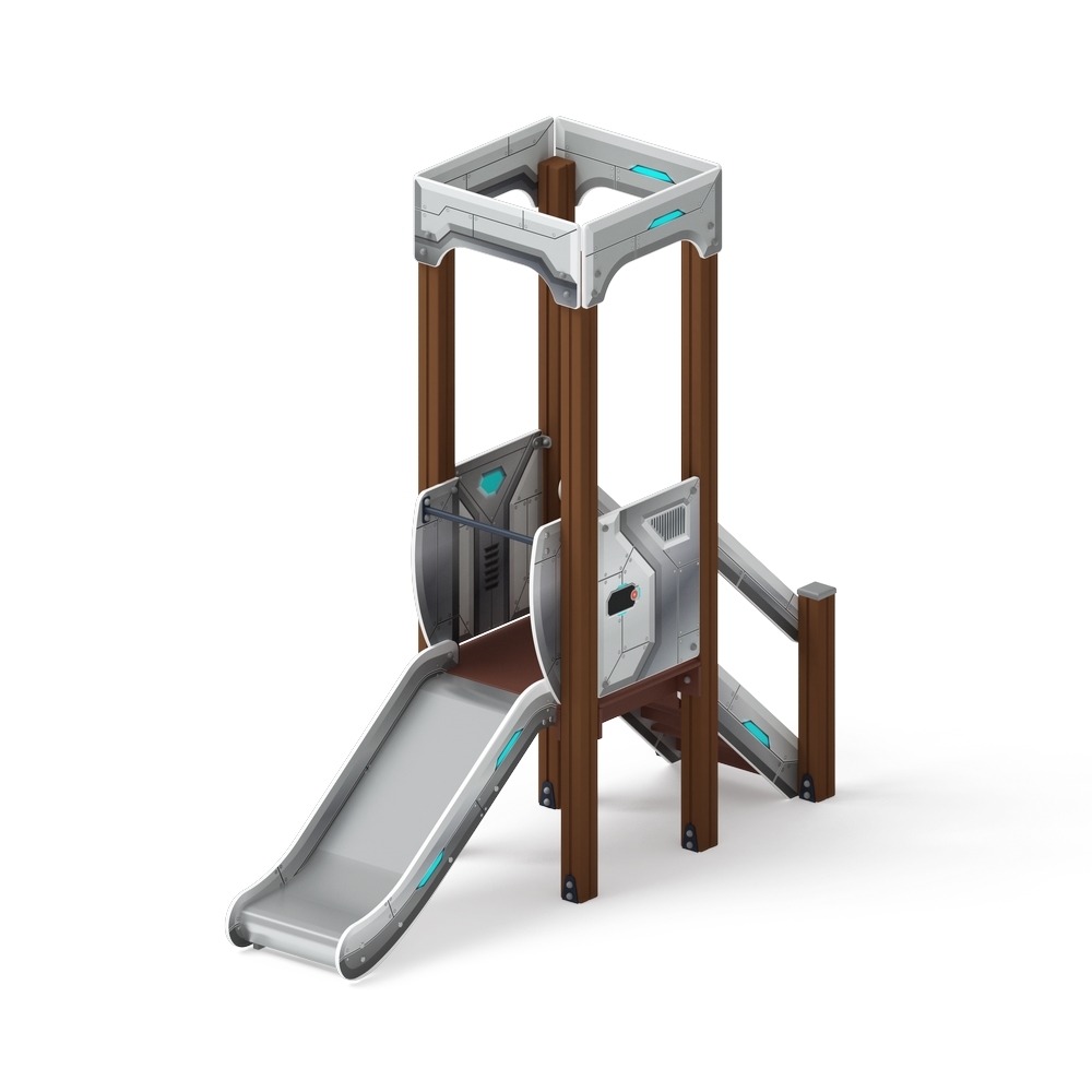 КОРОЛЕВСТВО (Техно) горка Н-750 ИО 41.15.01-02