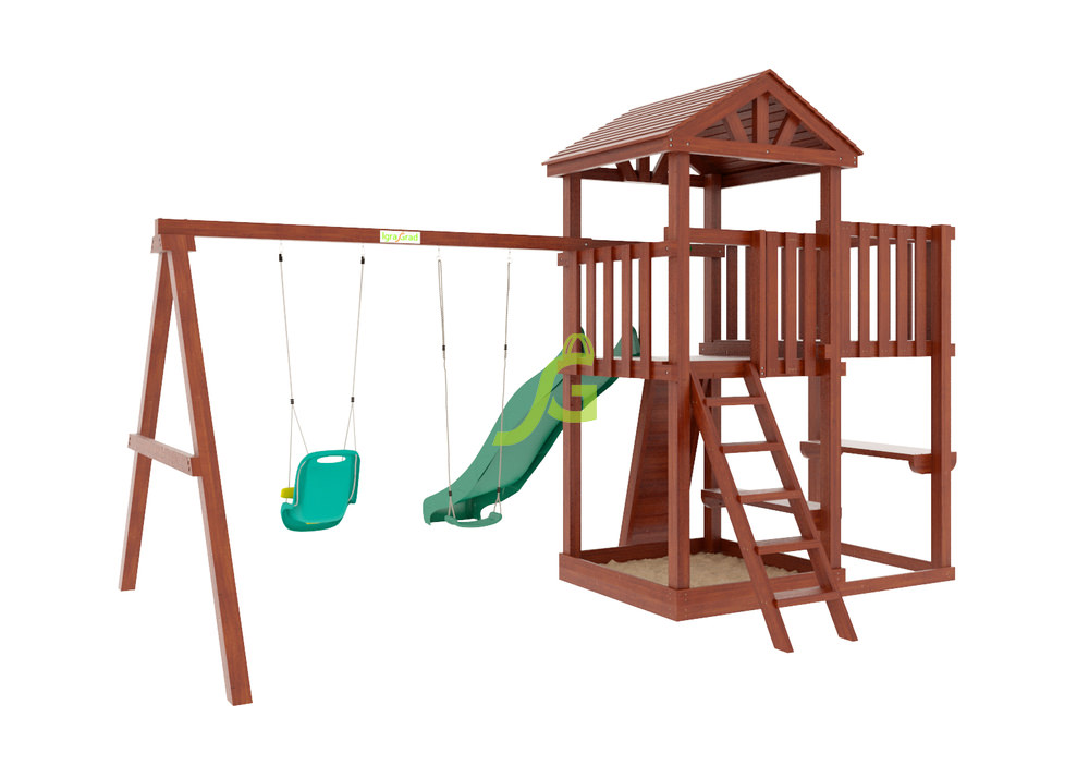 Детская площадка IgraGrad "Панда Фани с балконом"