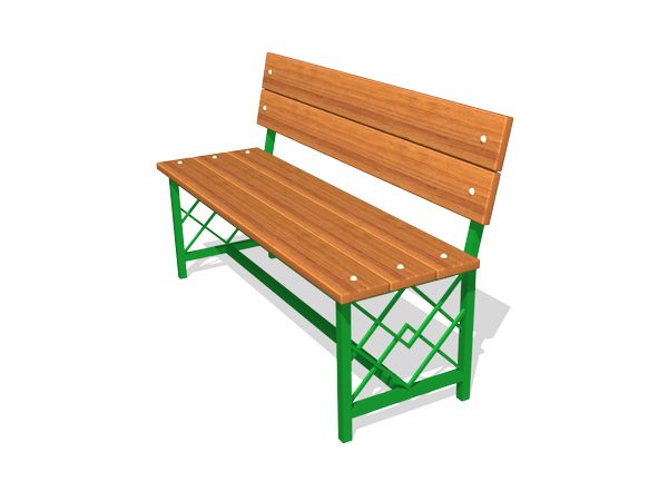 Скамейка парковая ZION ДП3 (СП183)