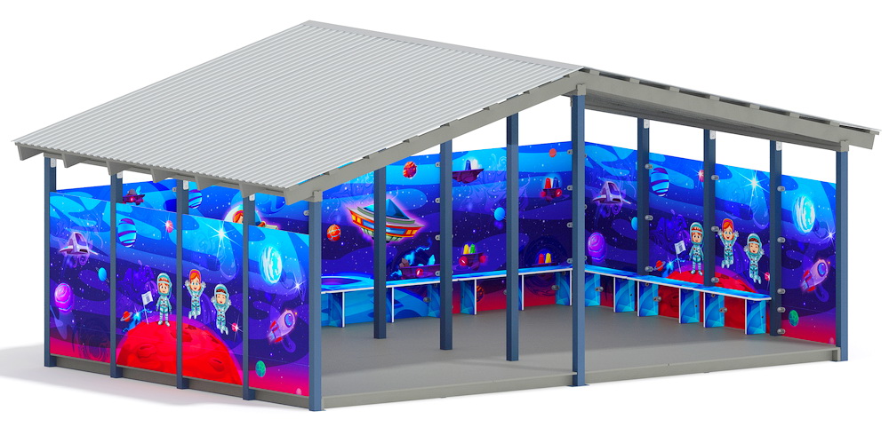 Теневой навес (Космопорт. Космос) МФ 70.6.4-08