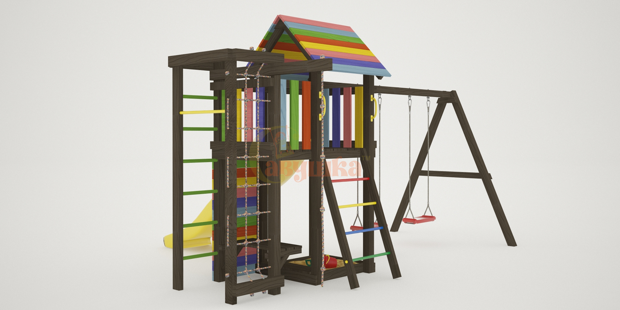Детская площадка Савушка Мастер-10 (Brown Color)
