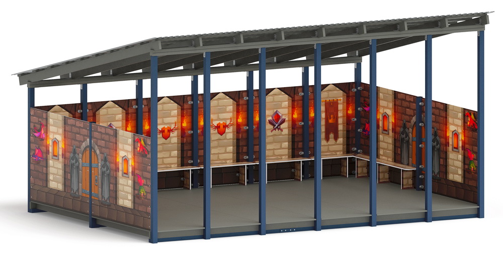 Теневой навес (Замок. Средневековый) МФ 71.6.4-11