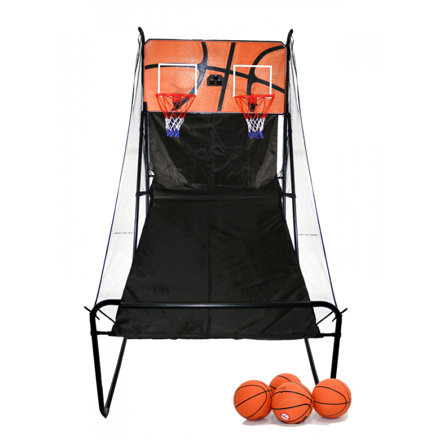 Баскетбольная электронная стойка с двумя кольцами Midzumi