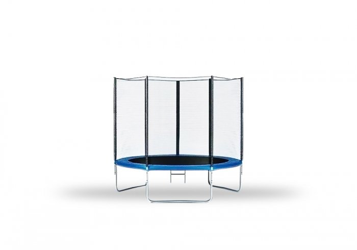 Батут 8 футов с защитной сеткой и лестницей 3 ноги