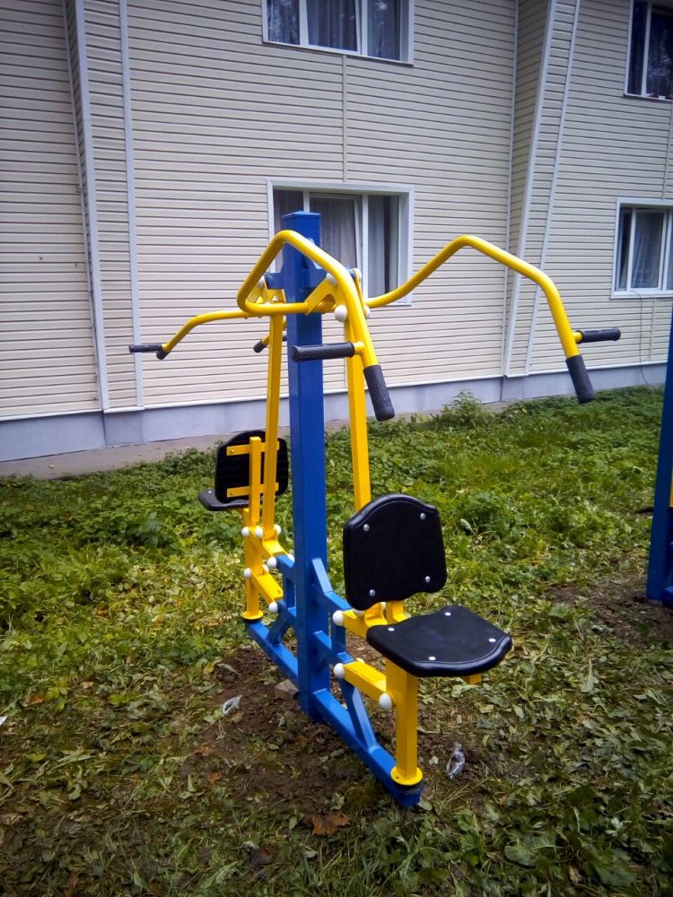 Уличный тренажер жим от груди и вертикальная тяга Air-Gym YT8