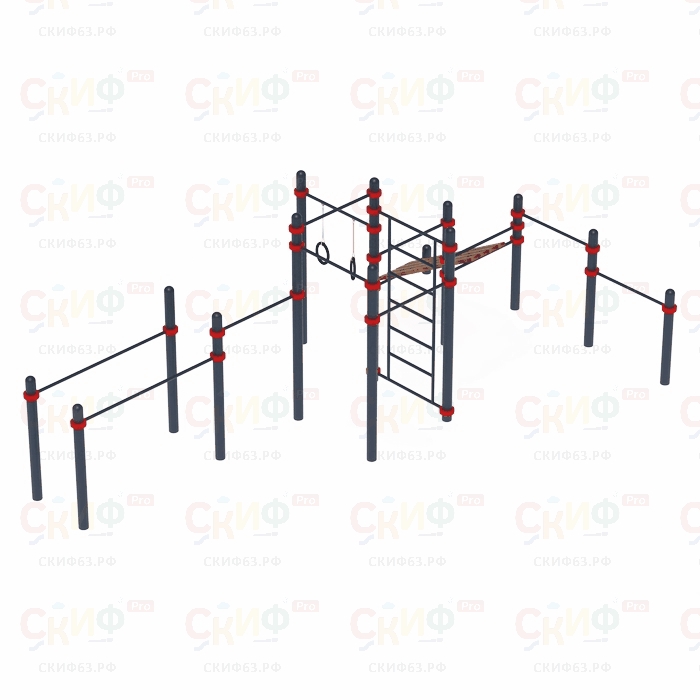 Уличный атлетический комплекс ВОРКАУТ 23 (108)