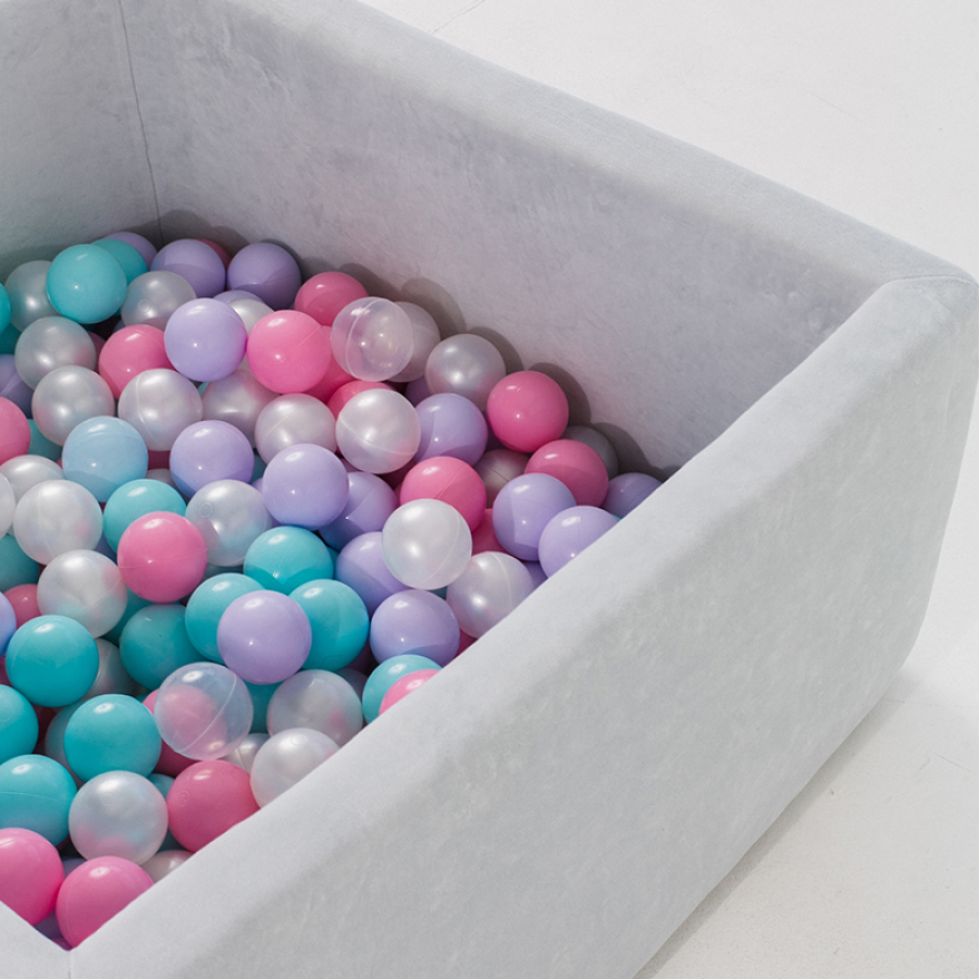 Детский сухой бассейн Romana Airpool Box (Серый + 200 шаров)