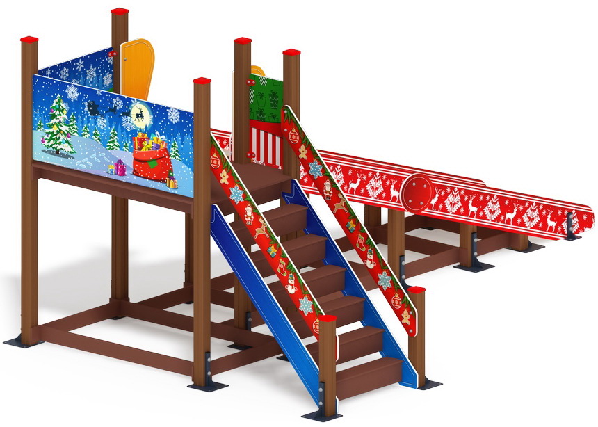 ЗИМА 1 горка (Н=1500) (Новый год) ИО 49.01.01-11