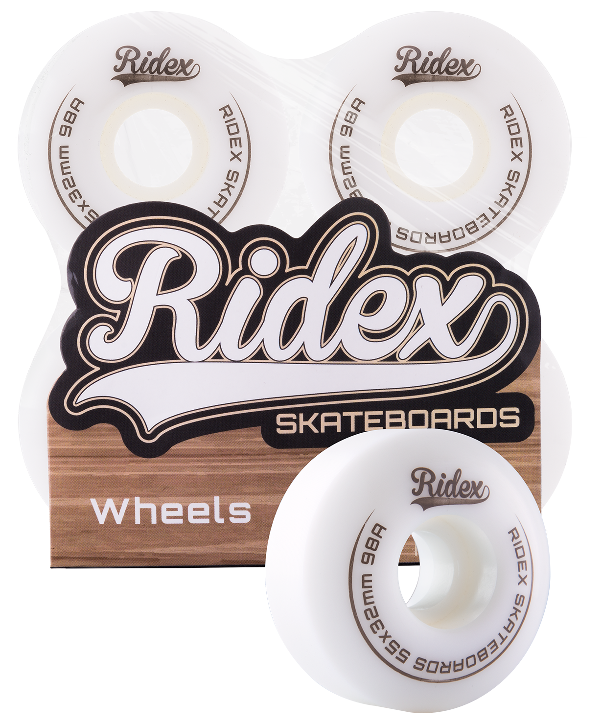 Комплект колес для скейтборда SB, 55*32, белый, 4 шт.
