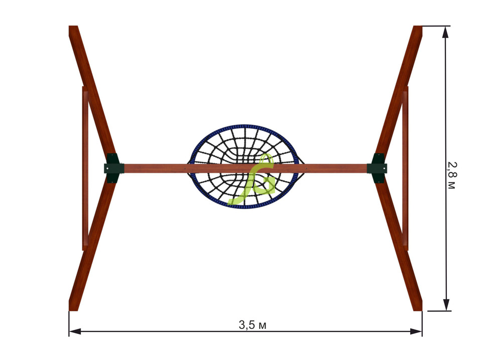 Качельный модуль с "Овалом"