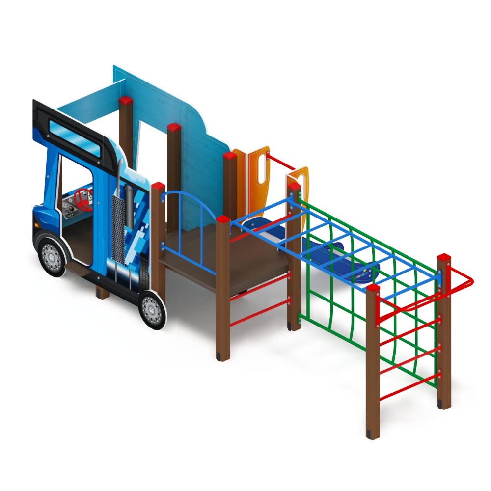 ГРУЗОВИЧОК детский игровой комплекс ДИК 1.03.2.04 (H=750)