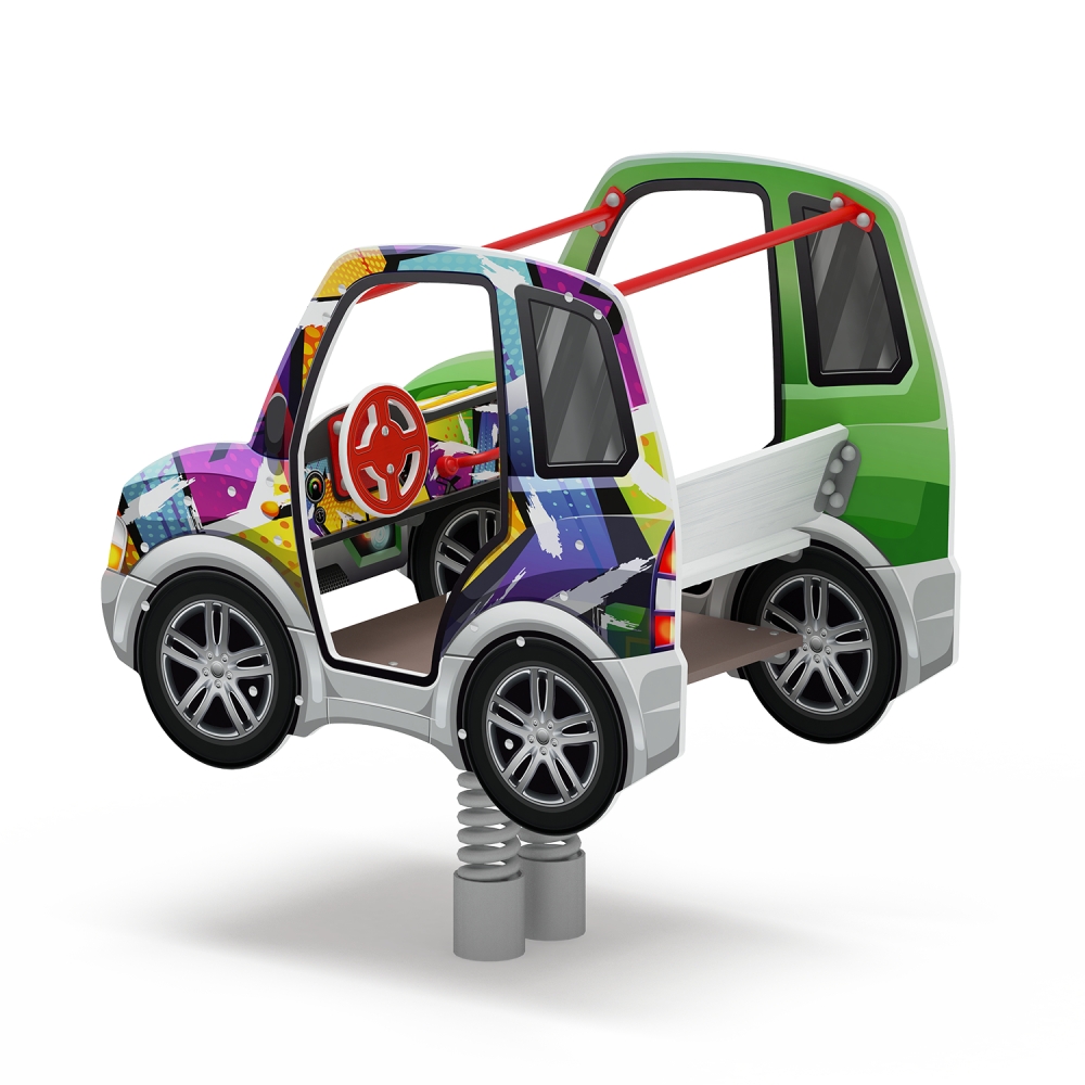 МАШИНКА качалка на пружине ИО 23.03.01-02